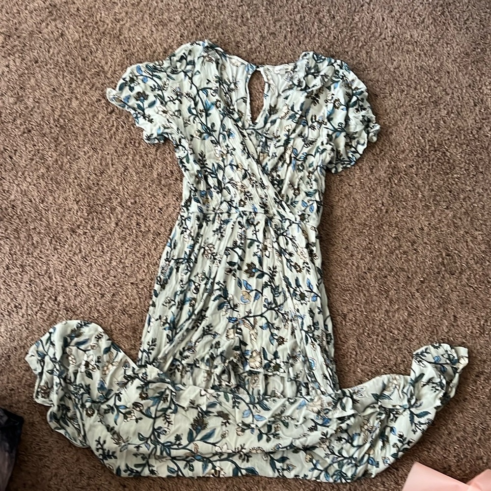 Romper with flowy back